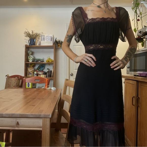 vintage Catherine Malandrino Vamp Dress - Picture 3 of 7